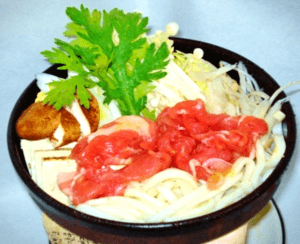 Mini-sukiyaki "Lunchtime only"